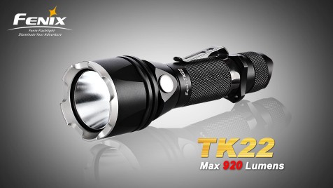 Taktické LED svietidlo Fenix TK22 XM-L2 (920 lumenov)